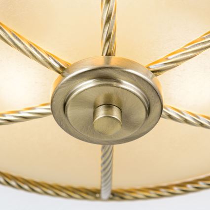 Lubinis šviestuvas MAURO 3xE27/60W/230V, skersmuo 42 cm, bronzinis