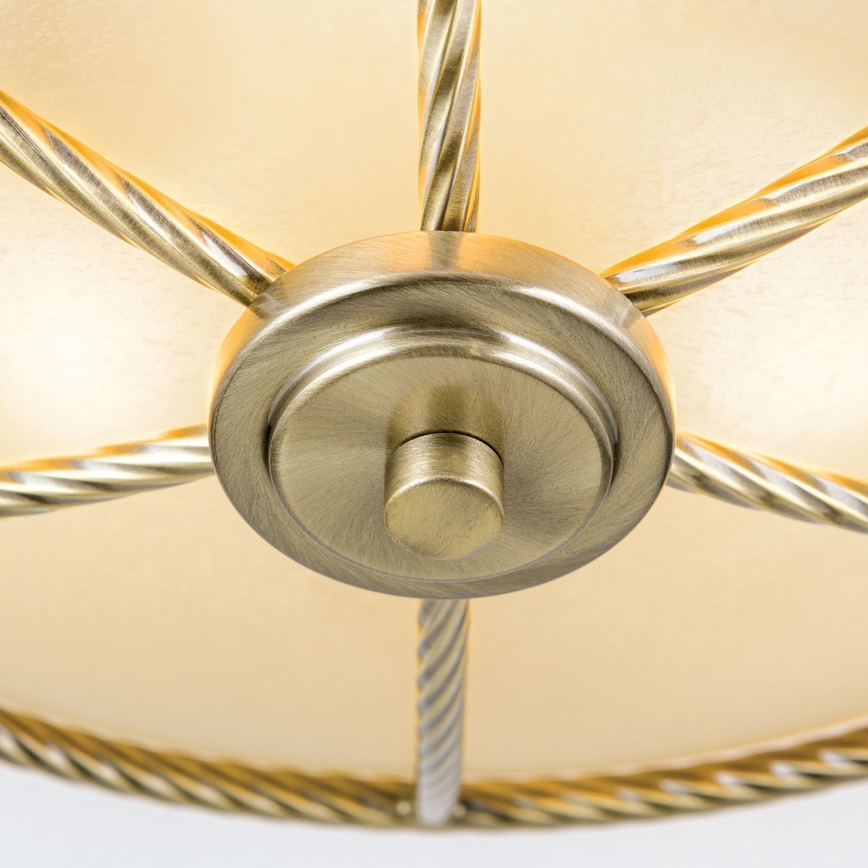 Lubinis šviestuvas MAURO 3xE27/60W/230V, skersmuo 42 cm, bronzinis