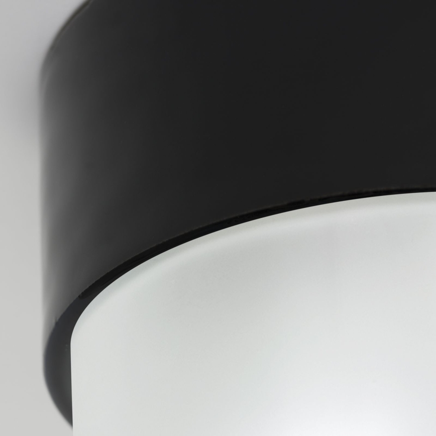 Lubinis šviestuvas OSTIA 1xE27/40W/230V skers. 9,8 cm juodas