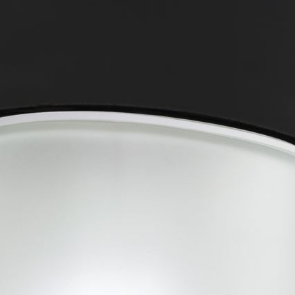 Lubinis šviestuvas OSTIA 1xE27/40W/230V skers. 9,8 cm juodas