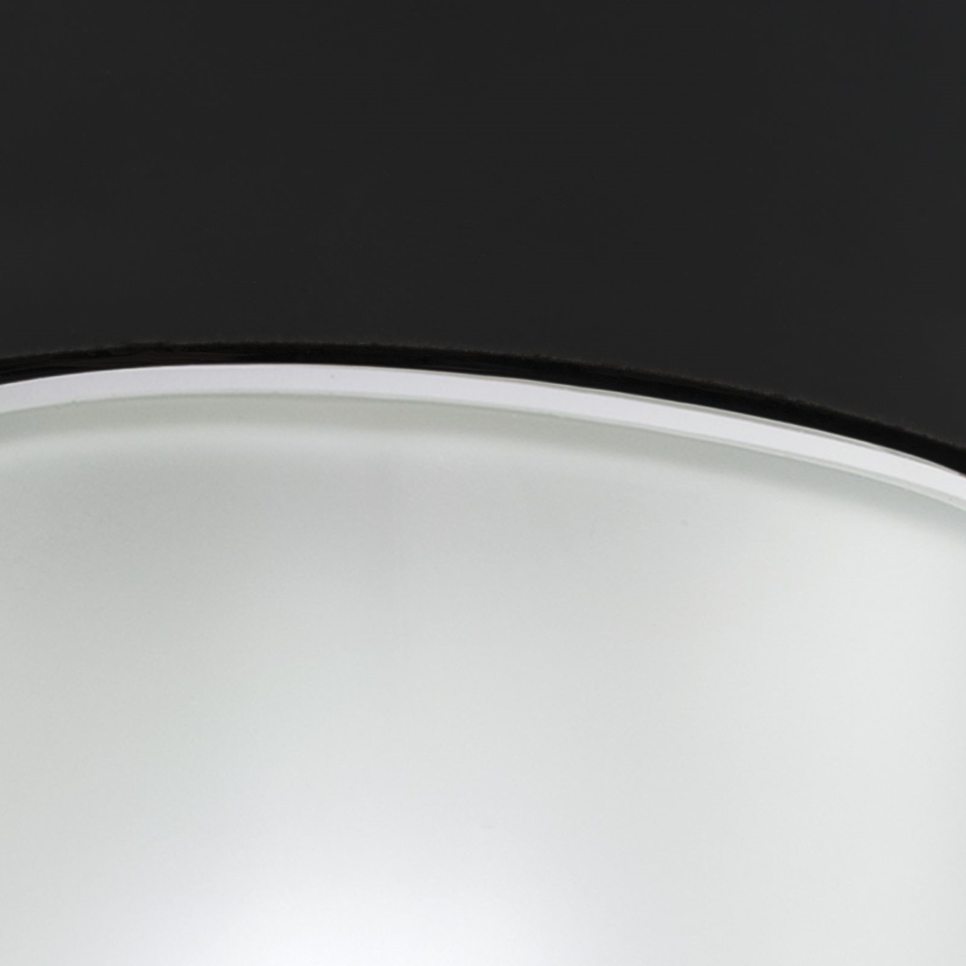 Lubinis šviestuvas OSTIA 1xE27/40W/230V skers. 9,8 cm juodas