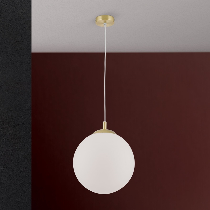 Pakabinamas šviestuvas ant laido MADIS 1xE27/60W/230V auksinis