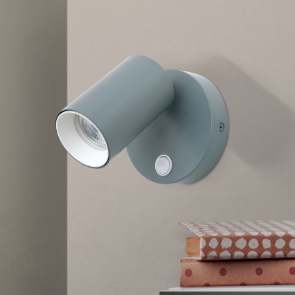 Orion - sieninis kryptinis šviestuvas PENN 1xGU10/13W/230V pilkas