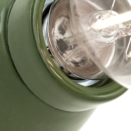 Sieninis šviestuvas FROST 1xE27/60W/230V žalias