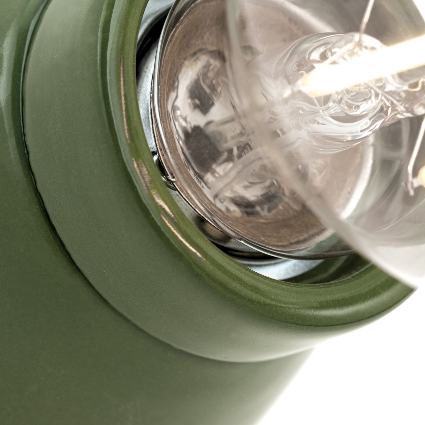 Sieninis šviestuvas FROST 1xE27/60W/230V žalias