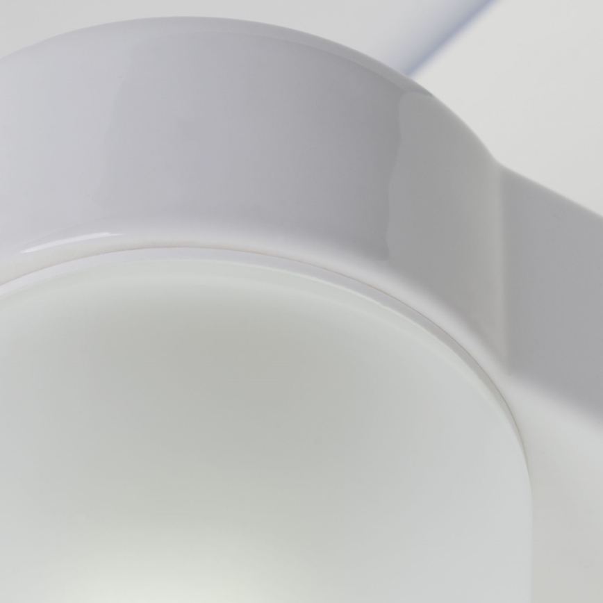 Sieninis šviestuvas OSTIA 1xE27/40W/230V baltas