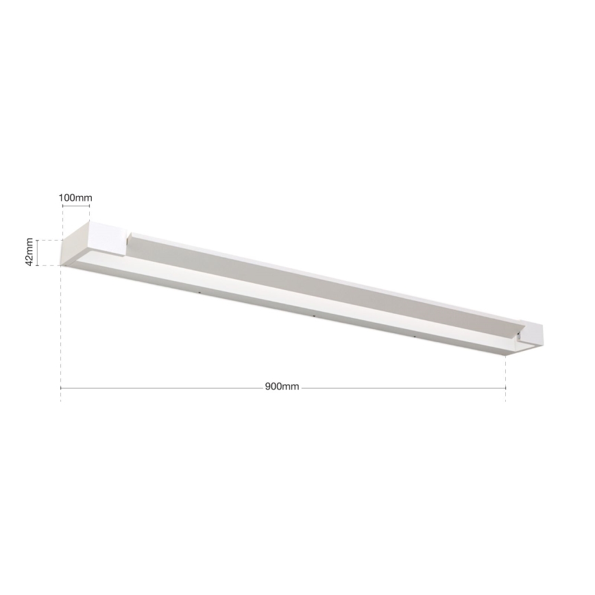LED vonios veidrodžio apšvietimas MARILYN LED/24W/230V 90 cm IP44 balta