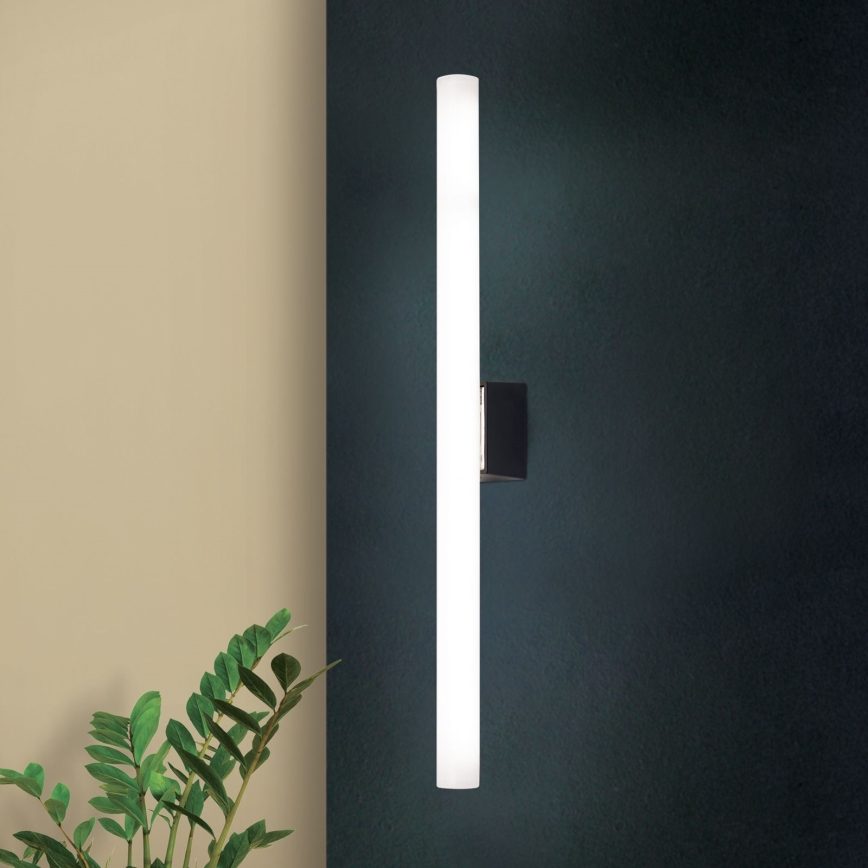 LED sieninis šviestuvas VISAGIST 1xS14d/8W/230V juoda