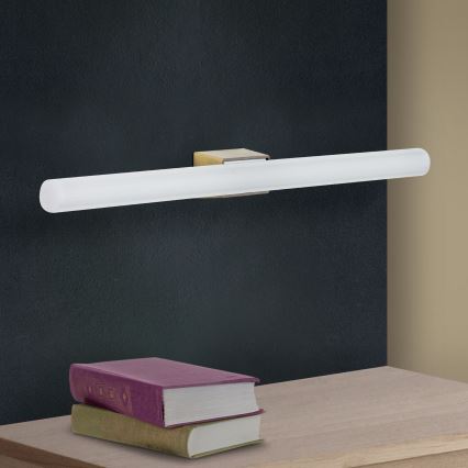 LED sieninis šviestuvas VISAGIST 1xS14d/8W/230V žalvaris