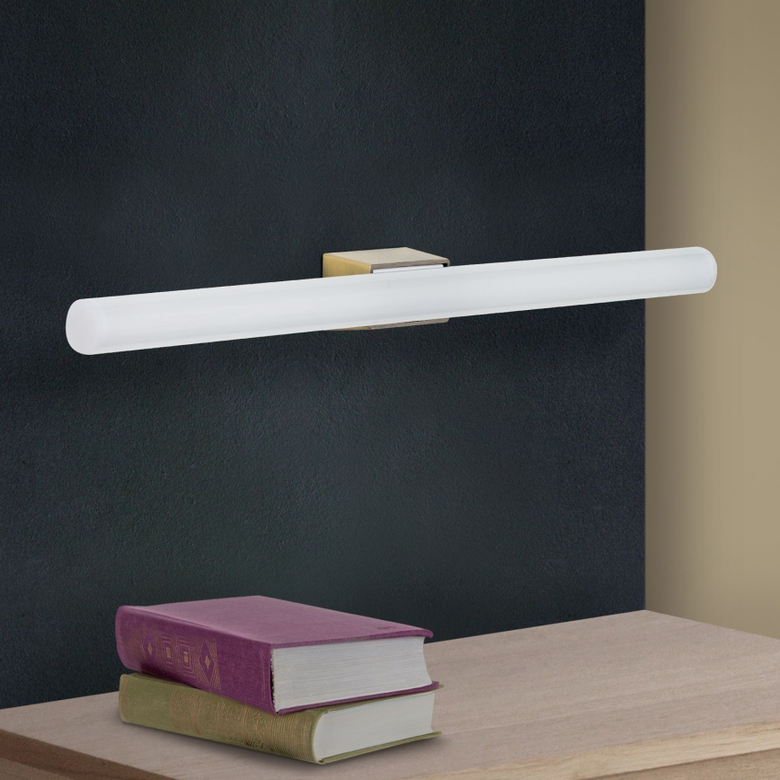 LED sieninis šviestuvas VISAGIST 1xS14d/8W/230V žalvaris