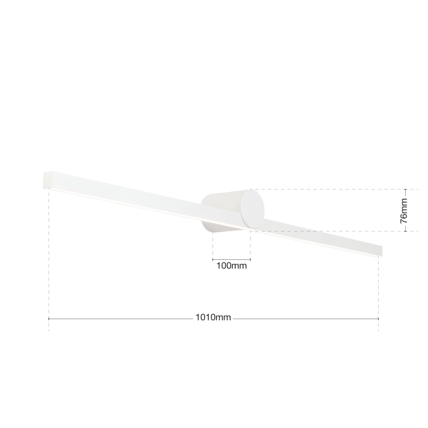 LED vonios veidrodžio apšvietimas BEAUTY LED/24W/230V 101 cm IP54 balta