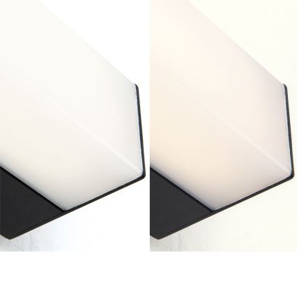 LED vonios veidrodžio apšvietimas HORIZON LED/18W/230V 3000/4000K 90 cm IP44 juoda