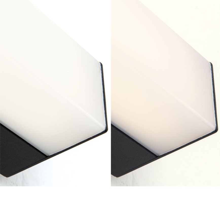 LED vonios veidrodžio apšvietimas HORIZON LED/18W/230V 3000/4000K 90 cm IP44 juoda