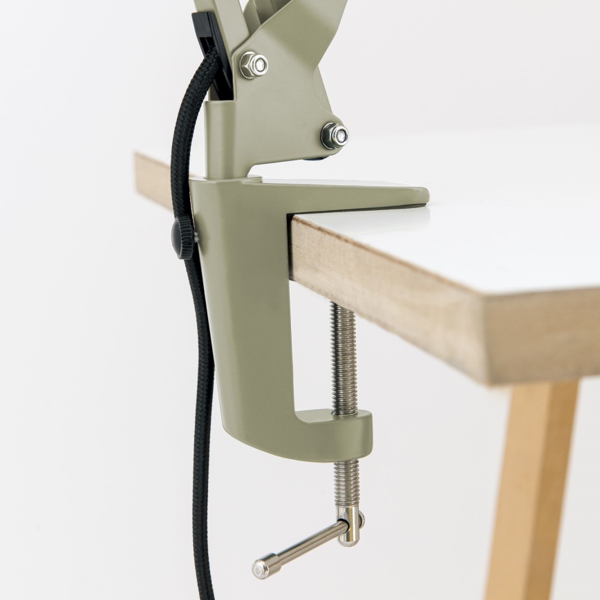 Stalinė lempa su segtuku GILI 1xE27/40W/230V žalia