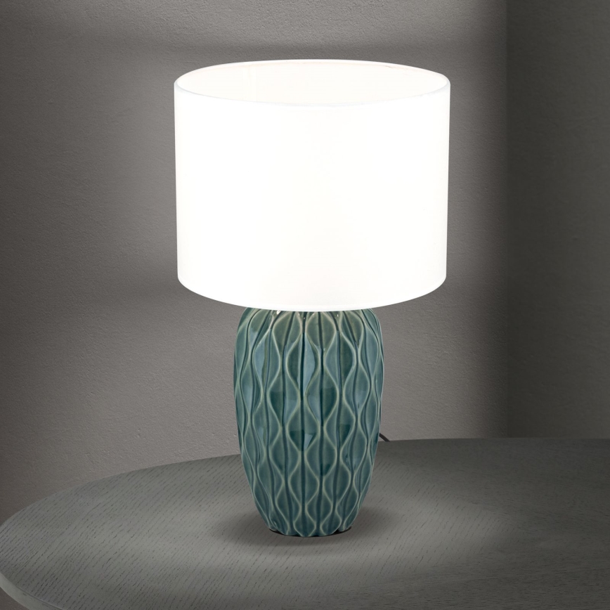 Stalinė lempa TORTUGA 1xE27/40W/230V žalia/balta