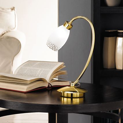 Stalinė lempa CARLA 1xG9/28W/230V auksinė