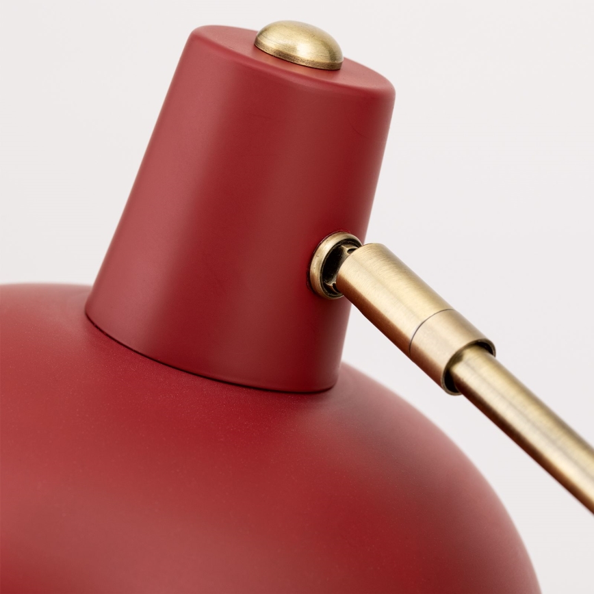 Stalinis šviestuvas FEDRA 1xE14/40W/230V raudonas/žalvarinis