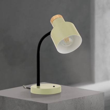 Stalinė lempa GILI 1xE27/40W/230V žalia