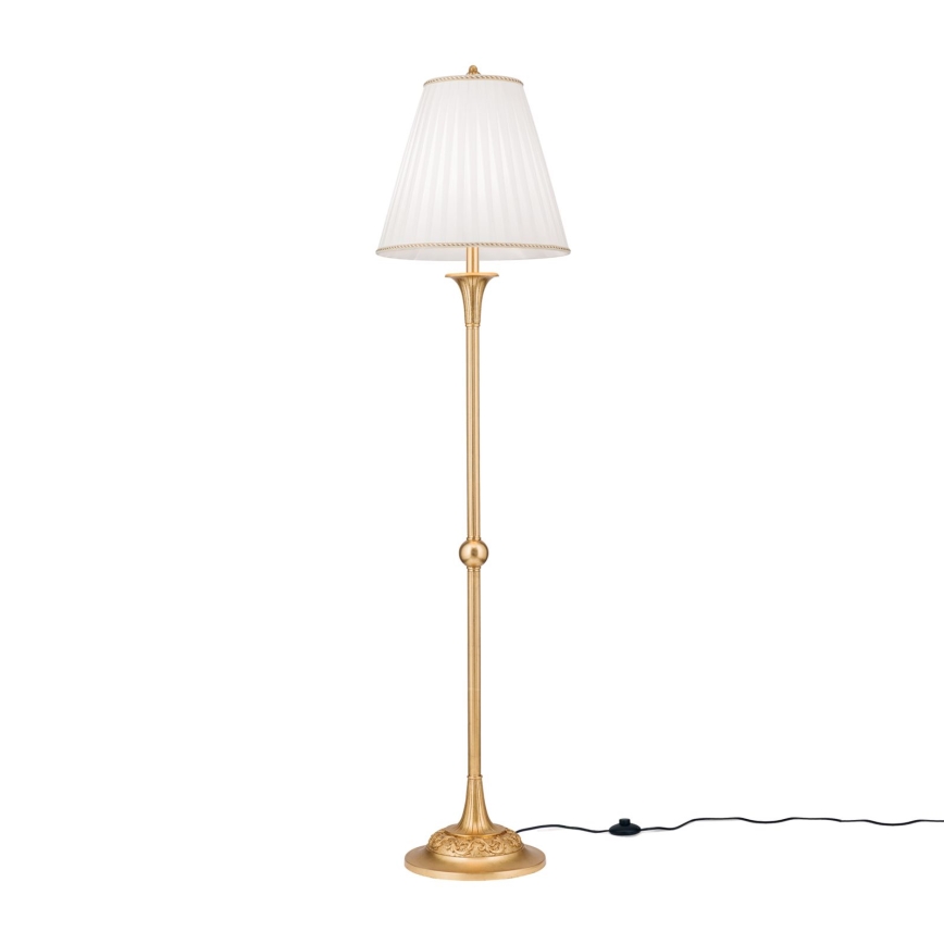 Toršeras FONSA 1xE27/60W/230V balta/auksas