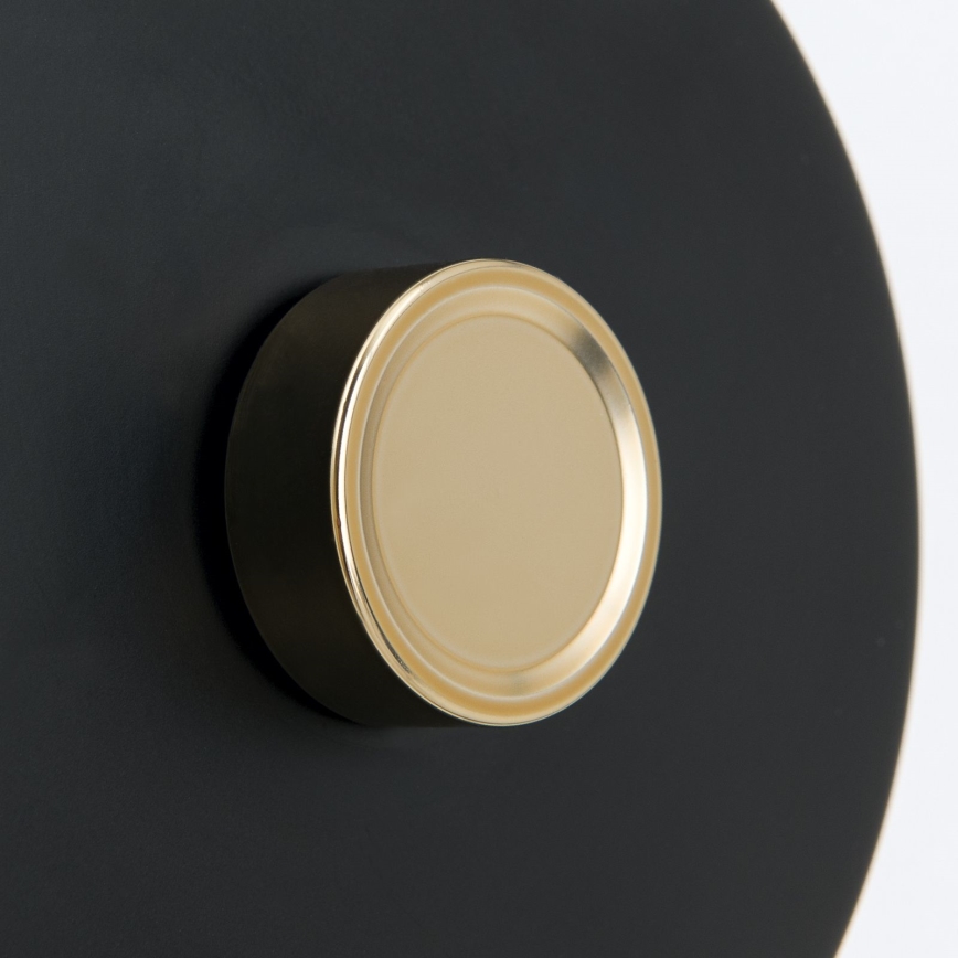 Dimeriuojama lanksti sieninė lempa DOTTY 1xGU10/10W/230V juoda/žalvaris