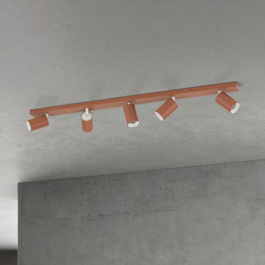 taškinis šviestuvas PENN 5xGU10/13W/230V plytų spalvos