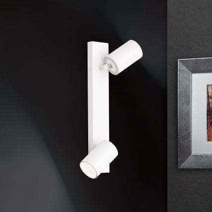 Taškinis šviestuvas SEAN 2xGU10/13W/230V baltas