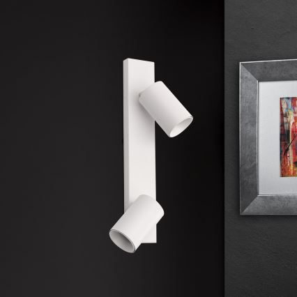 Taškinis šviestuvas SEAN 2xGU10/13W/230V baltas