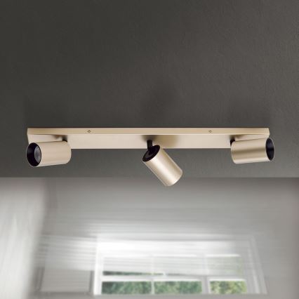 taškinis šviestuvas SEAN 3xGU10/13W/230V auksinis
