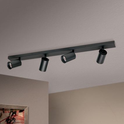 taškinis šviestuvas SEAN 4xGU10/13W/230V juodas