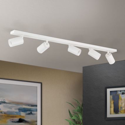 Taškinis šviestuvas SEAN 5xGU10/13W/230V baltas