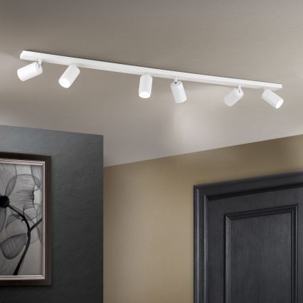 Taškinis šviestuvas SEAN 6xGU10/13W/230V baltas