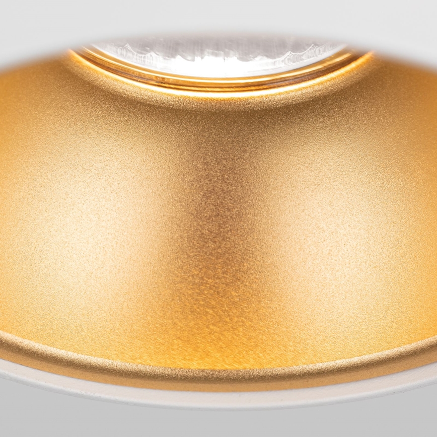 Taškinis šviestuvas STARLIGHT 1xGU10/50W/230V balta/auksinė