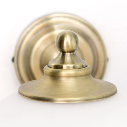 Sieninis šviestuvas OLD LAMP 1xE27/40W/230V balta/žalvaris