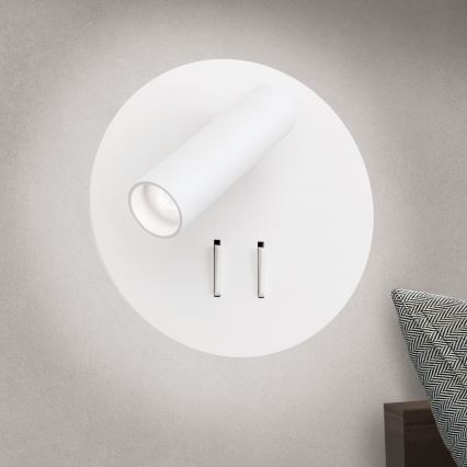 LED sieninis akcentinis šviestuvas LENNY LED/6W/230V + LED/3W balta