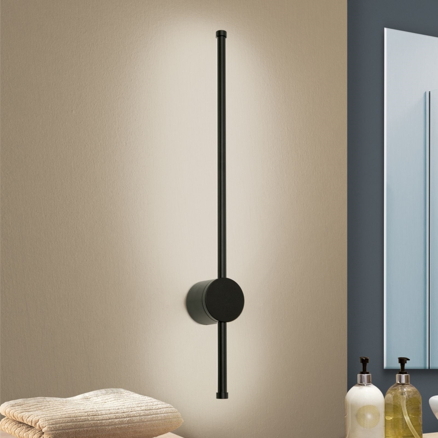 LED vonios veidrodžio apšvietimas FERDINAND LED/12W/230V IP54 juoda
