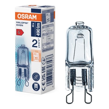 Orkaitės lemputė HALOPIN G9/40W/230V 2700K - Osram
