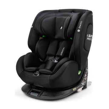 OSANN - Automobilinė kėdutė ONE 360 i-Size 40-150 cm visiškai juoda