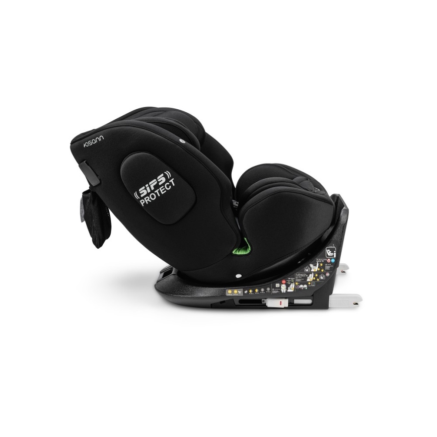 OSANN - Automobilinė kėdutė ONE 360 i-Size 40-150 cm visiškai juoda