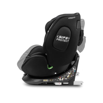 OSANN - Automobilinė kėdutė ONE 360 i-Size 40-150 cm visiškai juoda