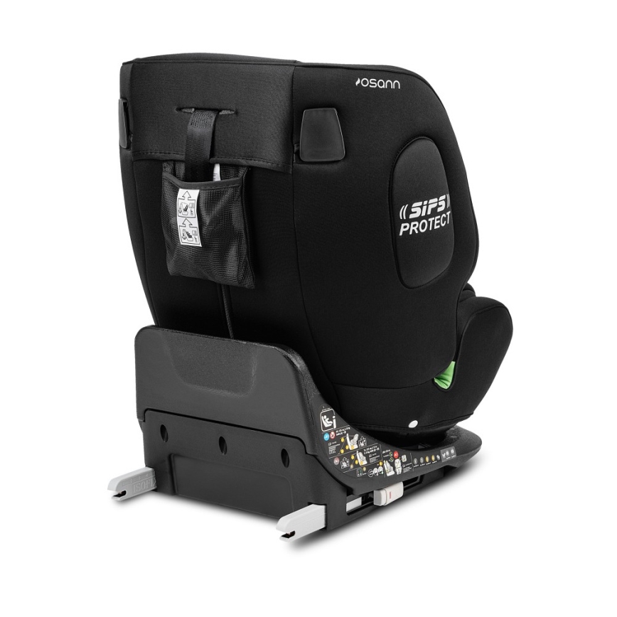 OSANN - Automobilinė kėdutė ONE 360 i-Size 40-150 cm visiškai juoda