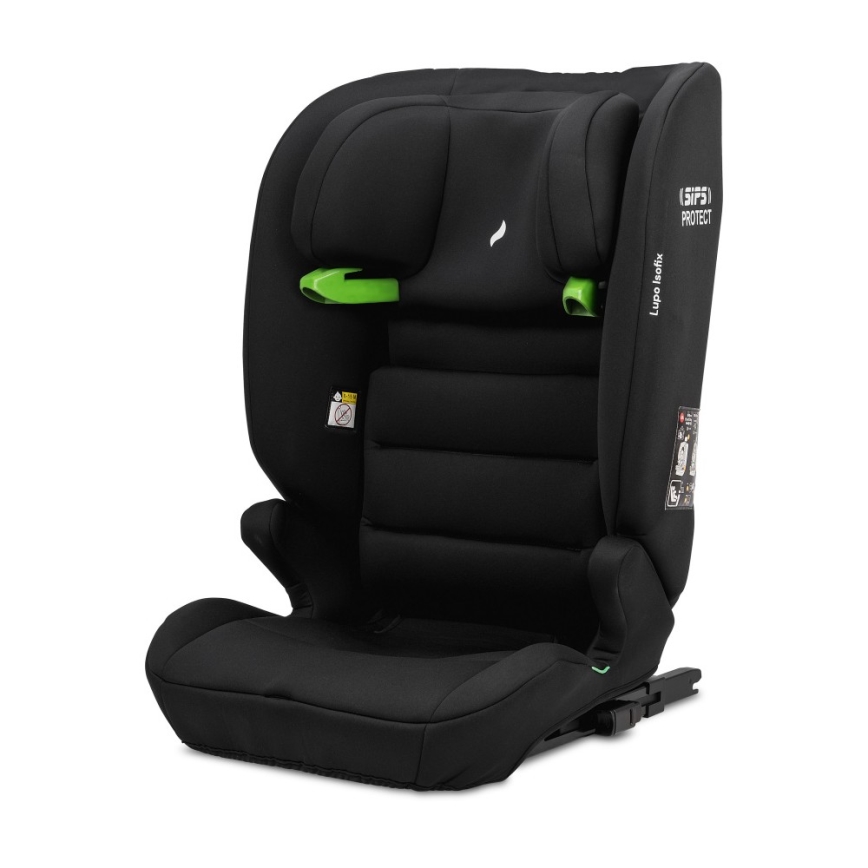 OSANN - Vaikiška automobilinė kėdutė Lupo Isofix i-Size 76-150 cm Juoda