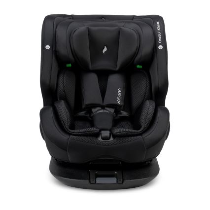 OSANN - Vaikiška automobilinė kėdutė ONE 360 Klimax i-Size 40-150 cm, juodos spalvos
