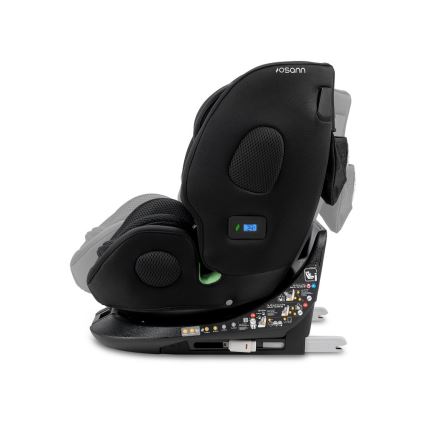 OSANN - Vaikiška automobilinė kėdutė ONE 360 Klimax i-Size 40-150 cm, juodos spalvos