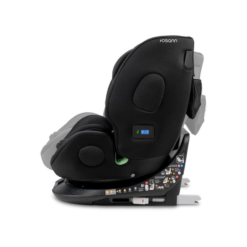 OSANN - Vaikiška automobilinė kėdutė ONE 360 Klimax i-Size 40-150 cm, juodos spalvos