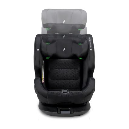 OSANN - Vaikiška automobilinė kėdutė ONE 360 Klimax i-Size 40-150 cm, juodos spalvos