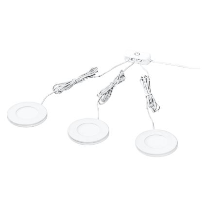 Osram - Komplektas (3 vnt.) LED po spintelės šviestuvai UNDERCABINET LED/8,5W/230V 3000K, baltos