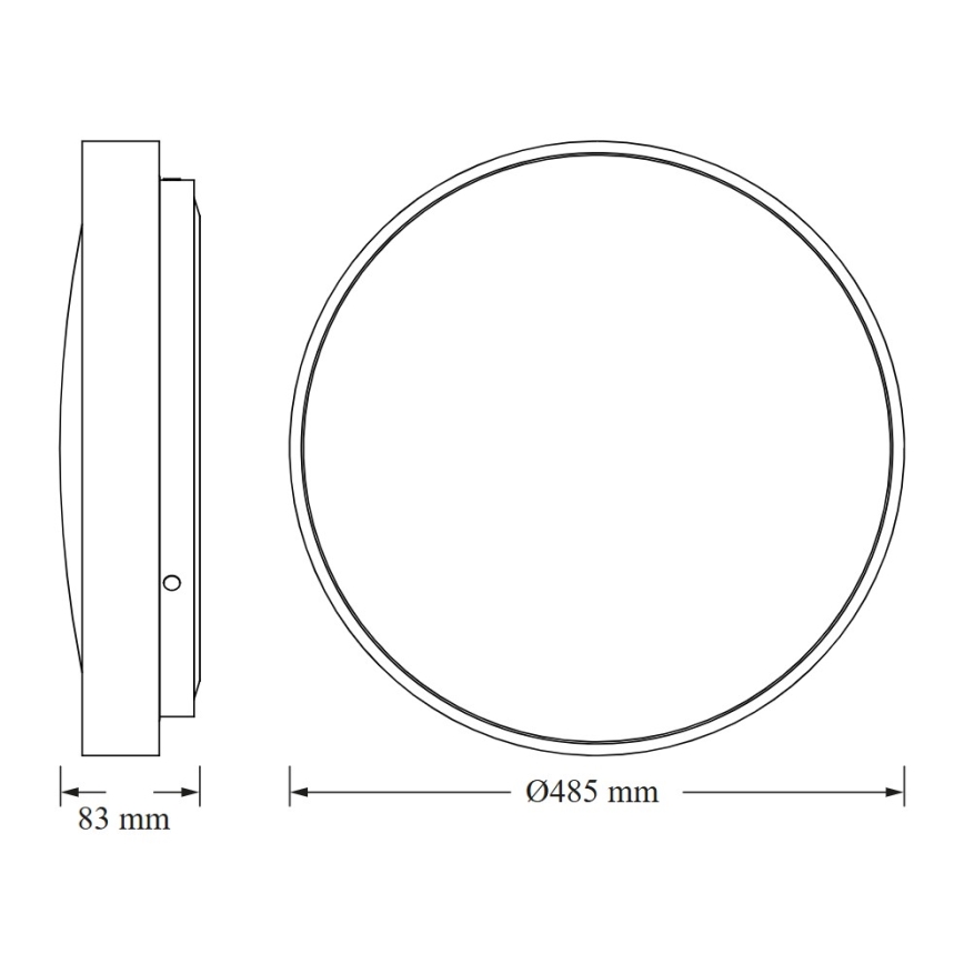 Osram - CEILING LUXO LED lubinis šviestuvas, LED/36W/230V, skersm. 49 cm, balta