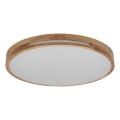 Osram - dimeriu reguliuojamas LED lubų šviestuvas ORBIS WOODBURRY LED/24W/230V, skersmuo 39 cm, smėlio spalvos