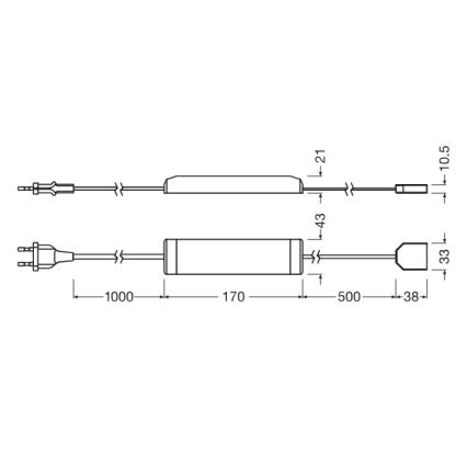 Osram - reguliuojama LED juosta FLEX ACOUSTIC 2,6m LED/29W/230V + nuotolinis valdymas