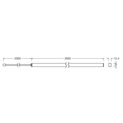 Osram - reguliuojama LED juosta FLEX ACOUSTIC 2,6m LED/29W/230V + nuotolinis valdymas